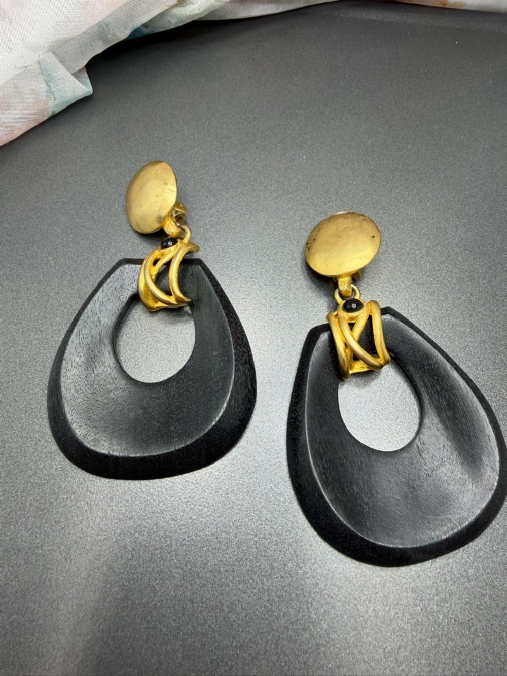 Modernist Lazuli brand Clip earrings #311